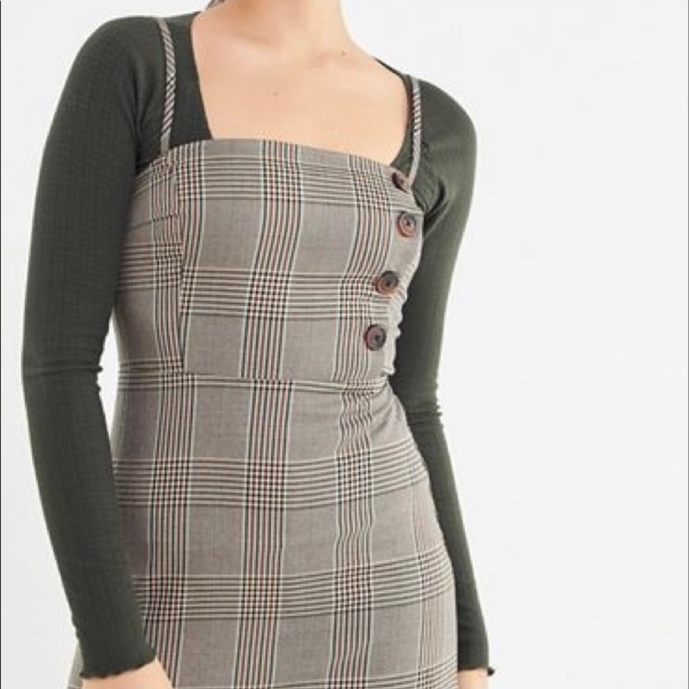 Plaid urban outfitters dress
